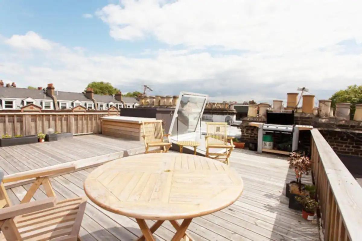 Sunny 2 Bedroom, 2 Bathroom Apartment With Roof Terrace London Exteriör bild